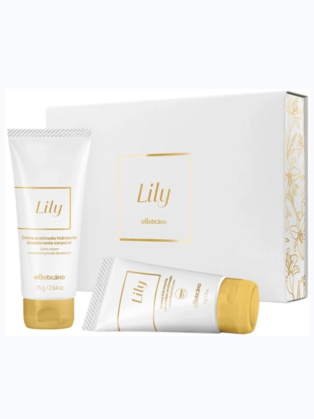 oBoticario Lily Satin Cream Set (NEW from Brazil)